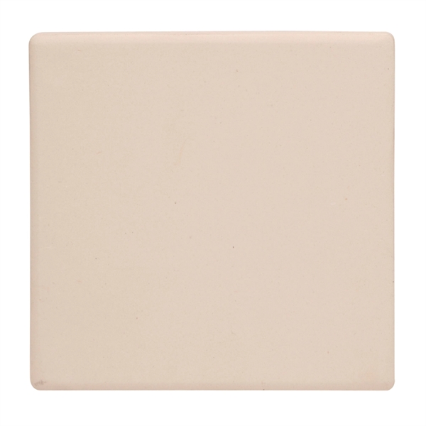 Personalized 4" Square Ceramic Coaster w/ Custom Imprint - Image 2