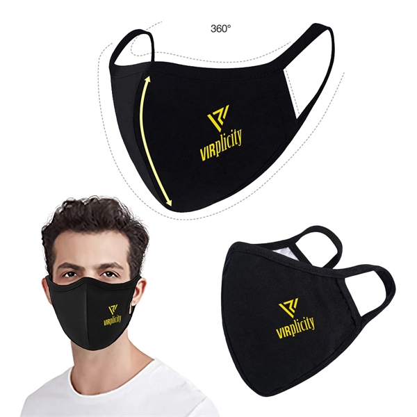 3D Shaped Neoprene Double Layer Mask