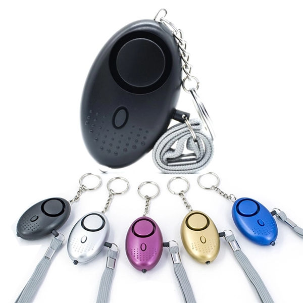 130dB Safe sound Personal Alarms Keychain with LED Lights