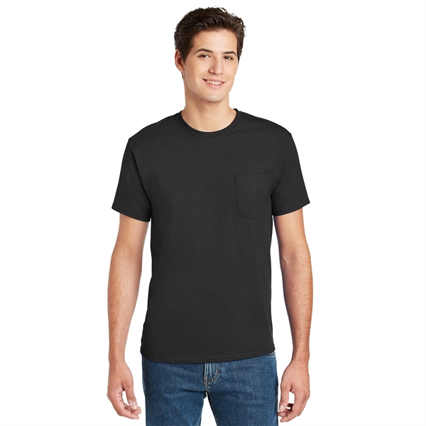Hanes® - Tagless® 100% Cotton T-Shirt with Pocket - Image 3