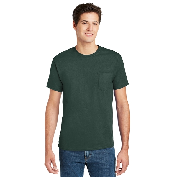 Hanes® - Tagless® 100% Cotton T-Shirt with Pocket - Image 4