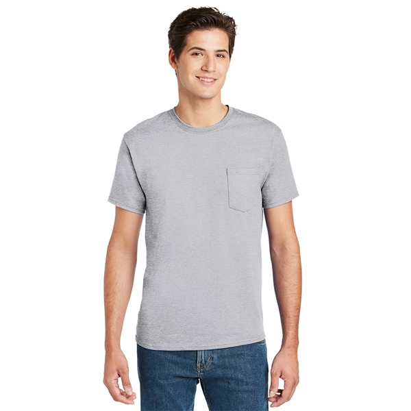 Hanes® - Tagless® 100% Cotton T-Shirt with Pocket - Image 8