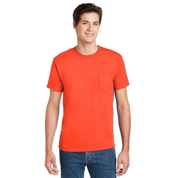 Hanes® - Tagless® 100% Cotton T-Shirt with Pocket - Image 11