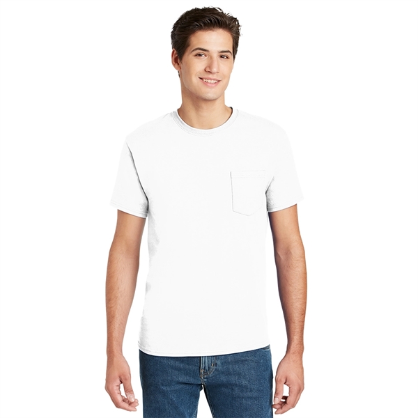 Hanes® - Tagless® 100% Cotton T-Shirt with Pocket - Image 12