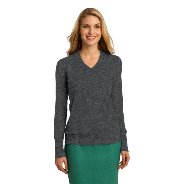 Port Authority® Ladies V-Neck Sweater - Image 4