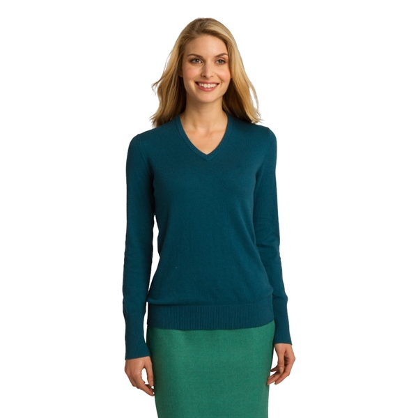 Port Authority® Ladies V-Neck Sweater - Image 6