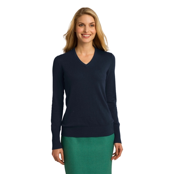 Port Authority® Ladies V-Neck Sweater - Image 1