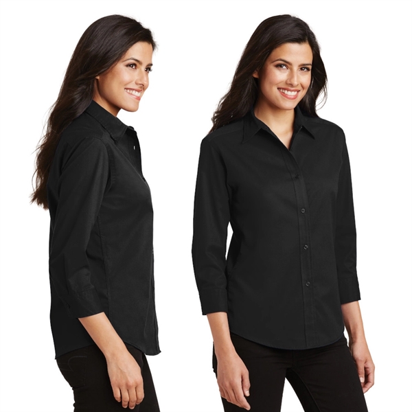 Port Authority® Ladies 3/4-Sleeve Easy Care Shirt - Image 2