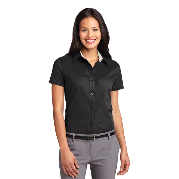 Port Authority® Ladies Short Sleeve Easy Care Shirt - Image 2