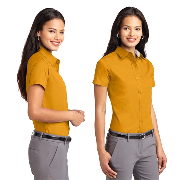 Port Authority® Ladies Short Sleeve Easy Care Shirt - Image 3