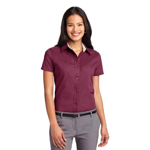 Port Authority® Ladies Short Sleeve Easy Care Shirt - Image 5