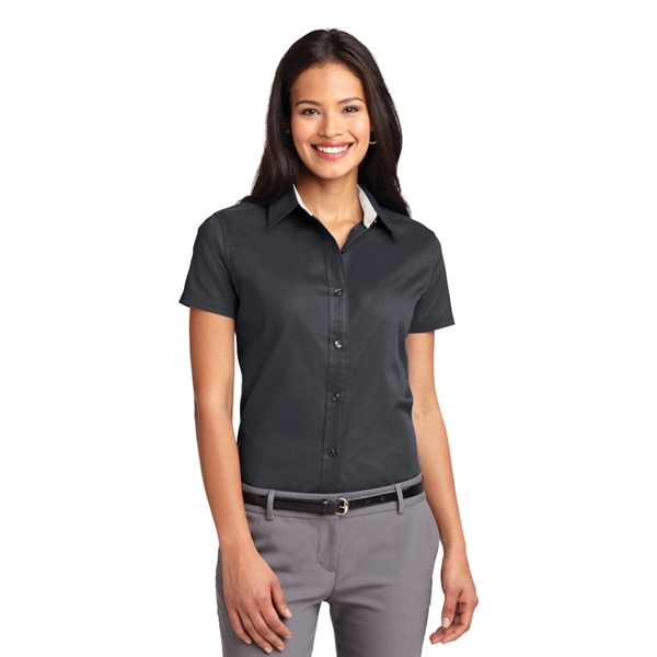 Port Authority® Ladies Short Sleeve Easy Care Shirt - Image 6