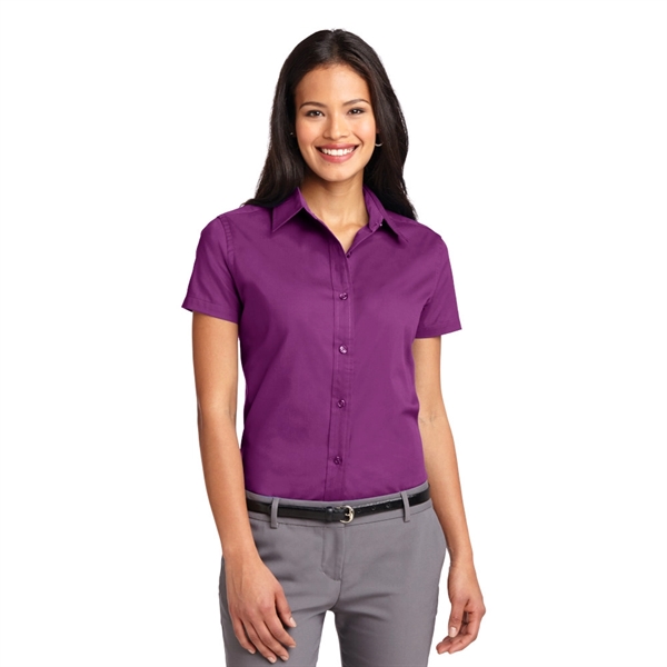 Port Authority® Ladies Short Sleeve Easy Care Shirt - Image 10