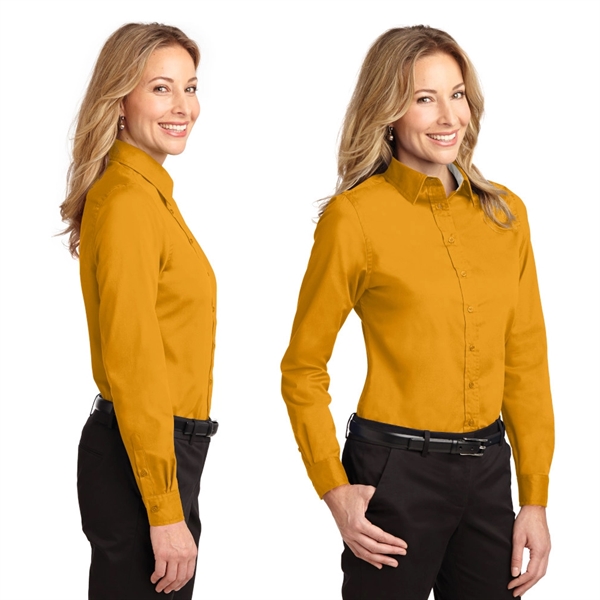 Port Authority® Ladies Long Sleeve Easy Care Shirt - Image 3