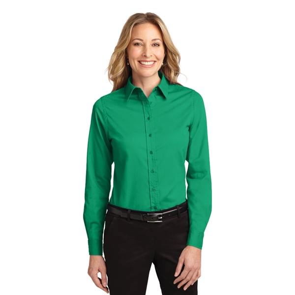 Port Authority® Ladies Long Sleeve Easy Care Shirt - Image 8