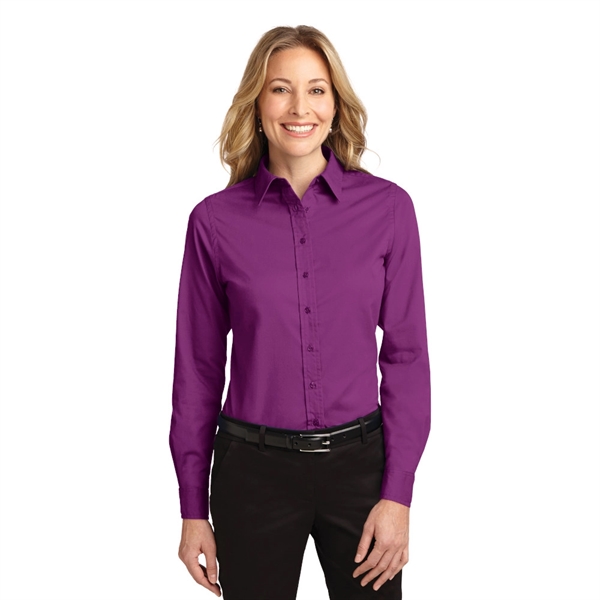 Port Authority® Ladies Long Sleeve Easy Care Shirt - Image 10