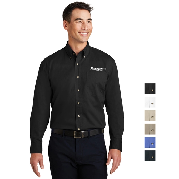 Port Authority® Long Sleeve Twill Shirt - Image 1