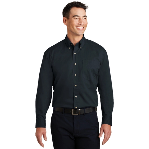 Port Authority® Long Sleeve Twill Shirt - Image 4