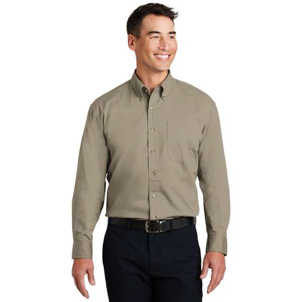 Port Authority® Long Sleeve Twill Shirt - Image 6