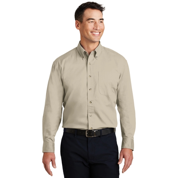 Port Authority® Long Sleeve Twill Shirt - Image 7