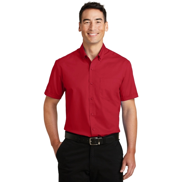 Port Authority® Short Sleeve SuperPro™ Twill Shirt - Image 4