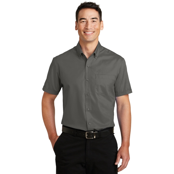 Port Authority® Short Sleeve SuperPro™ Twill Shirt - Image 5