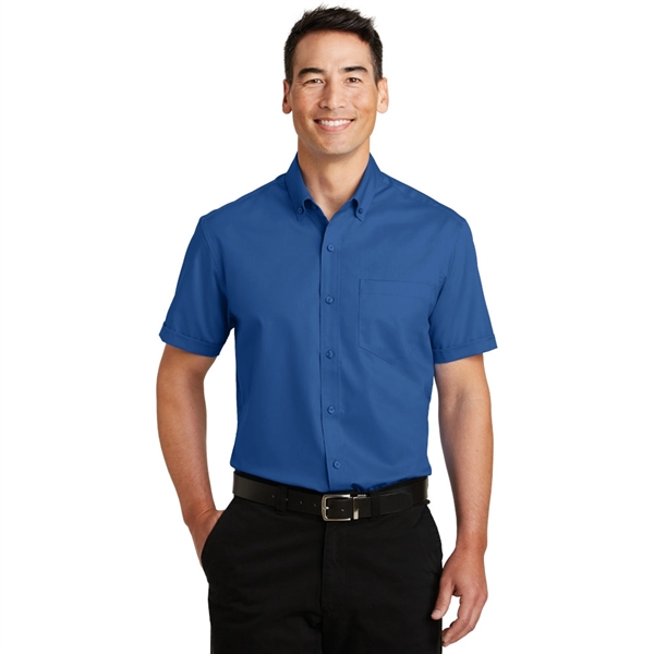 Port Authority® Short Sleeve SuperPro™ Twill Shirt - Image 6