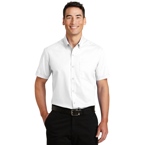 Port Authority® Short Sleeve SuperPro™ Twill Shirt - Image 9