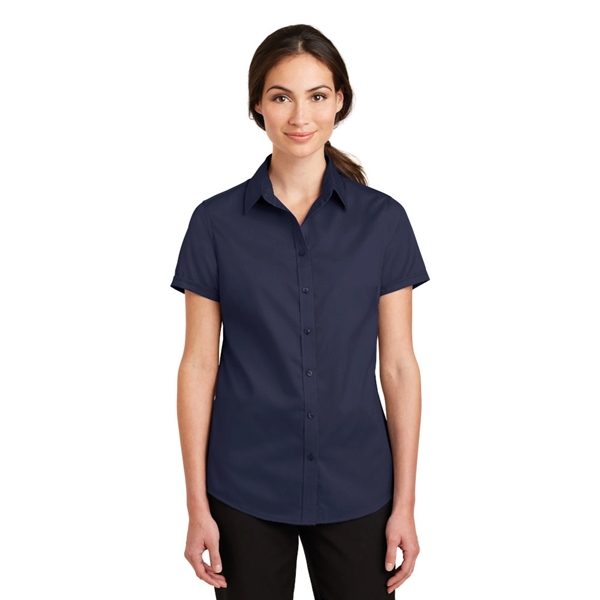 Port Authority® Short Sleeve SuperPro™ Twill Shirt - Image 7