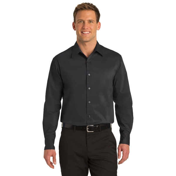 Port Authority® Stretch Poplin Shirt - Image 3