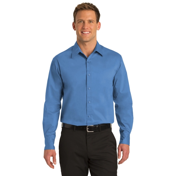 Port Authority® Stretch Poplin Shirt - Image 4