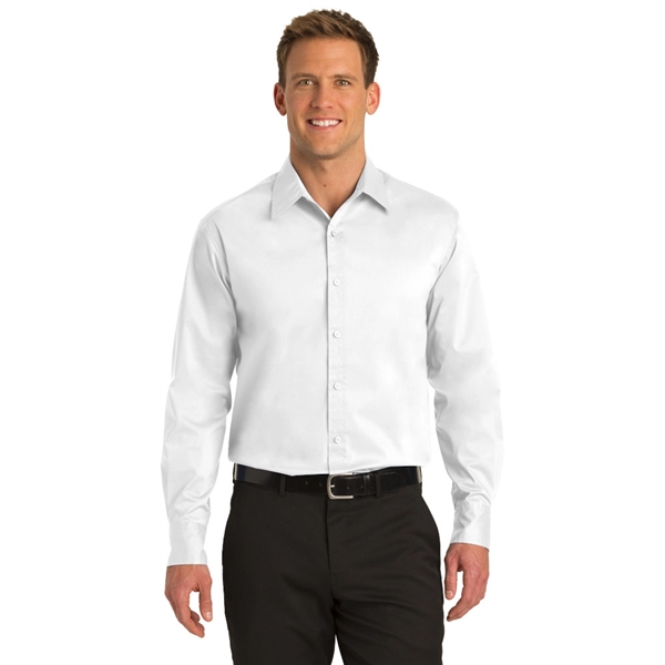 Port Authority® Stretch Poplin Shirt - Image 5