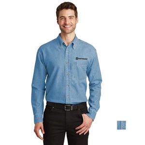 Port Authority® Long Sleeve Denim Shirt