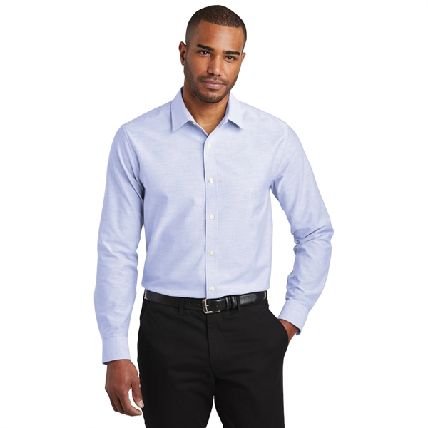 Port Authority® Slim Fit SuperPro™ Oxford Shirt - Image 4