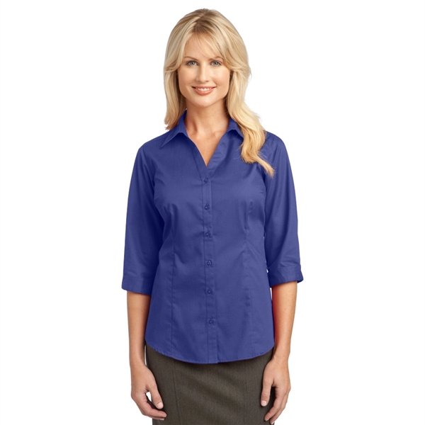 Port Authority® Ladies 3/4-Sleeve Blouse - Image 6