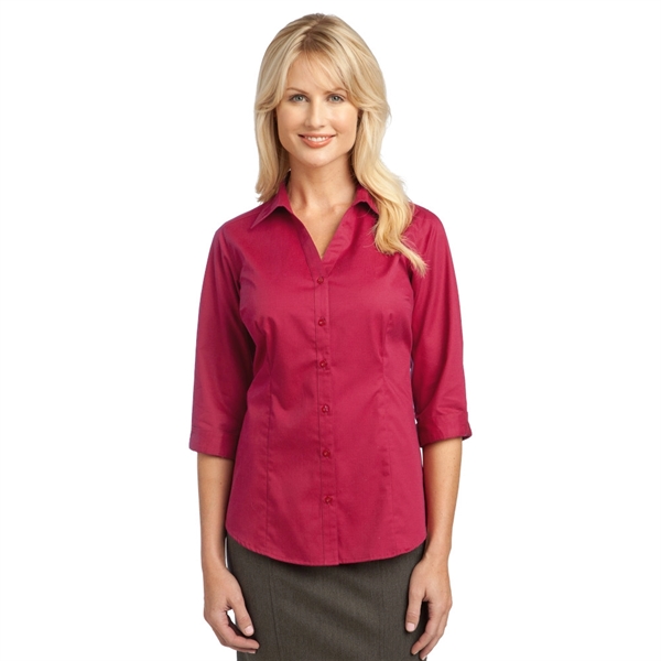 Port Authority® Ladies 3/4-Sleeve Blouse - Image 7