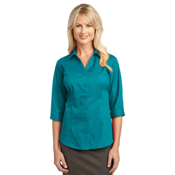 Port Authority® Ladies 3/4-Sleeve Blouse - Image 8