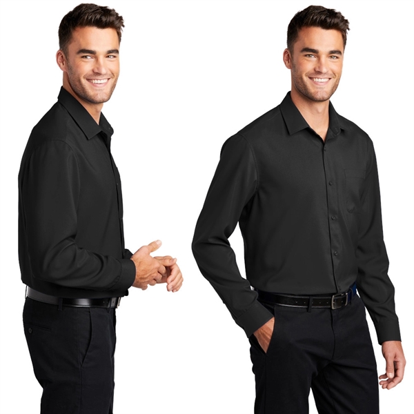 Port Authority® Long Sleeve Performance Staff Shirt - Image 2