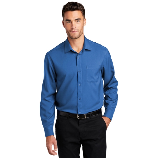 Port Authority® Long Sleeve Performance Staff Shirt - Image 6