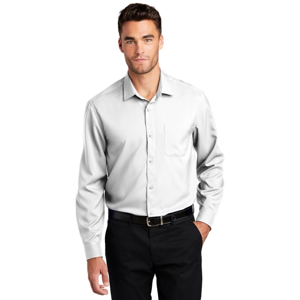 Port Authority® Long Sleeve Performance Staff Shirt - Image 8