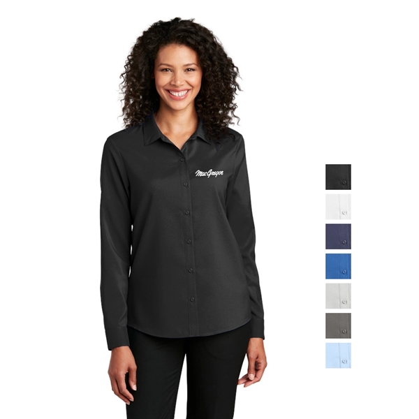 Port Authority® Ladies Long Sleeve Staff Shirt - Image 1