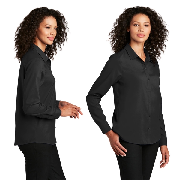 Port Authority® Ladies Long Sleeve Staff Shirt - Image 3