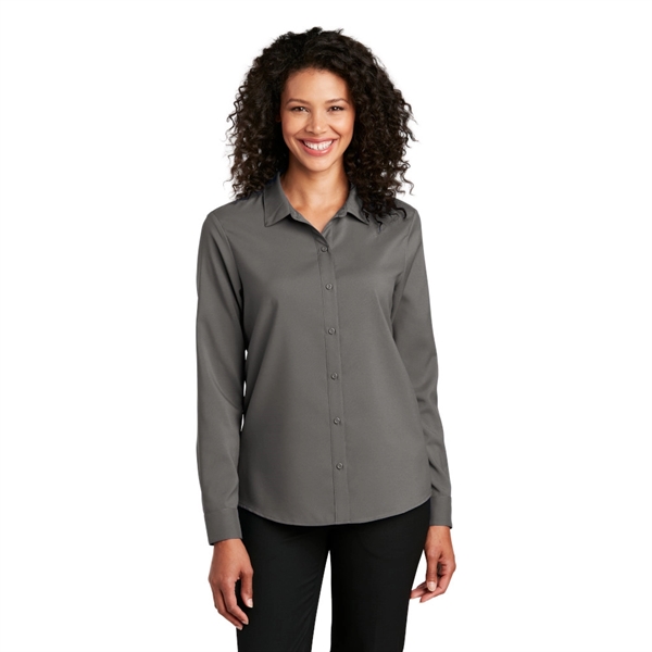 Port Authority® Ladies Long Sleeve Staff Shirt - Image 4
