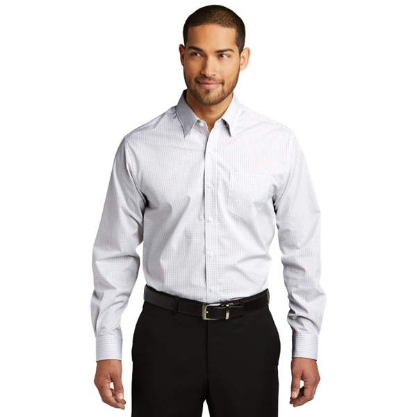 Port Authority® Micro Tattersall Easy Care Shirt - Image 4