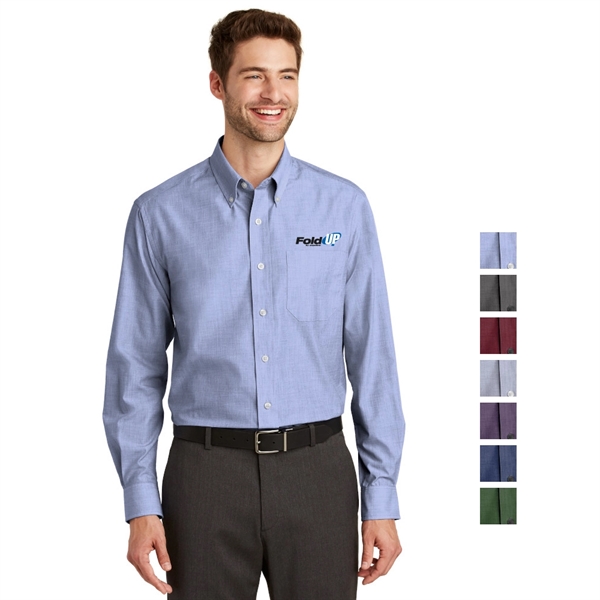 Port Authority® Crosshatch Easy Care Shirt - Image 1