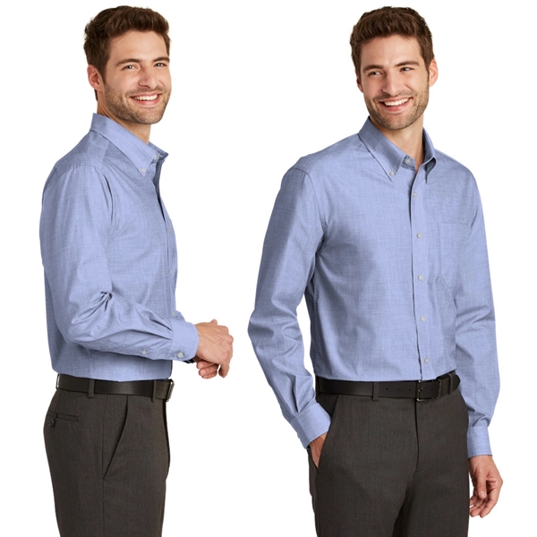 Port Authority® Crosshatch Easy Care Shirt - Image 2