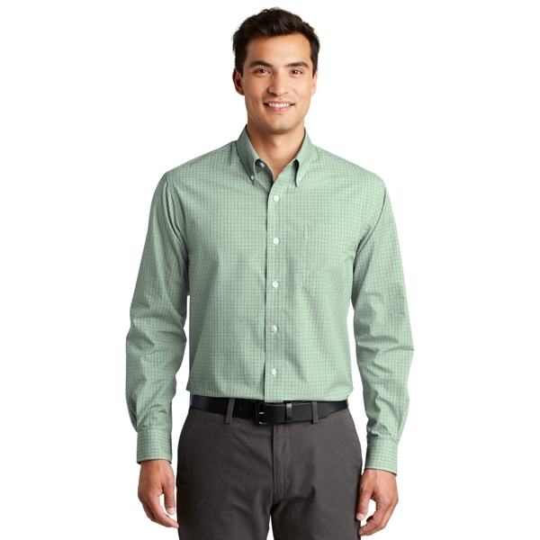 Port Authority® Plaid Pattern Easy Care Shirt - Image 3