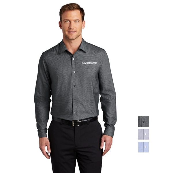 Port Authority® Pincheck Easy Care Shirt - Image 1