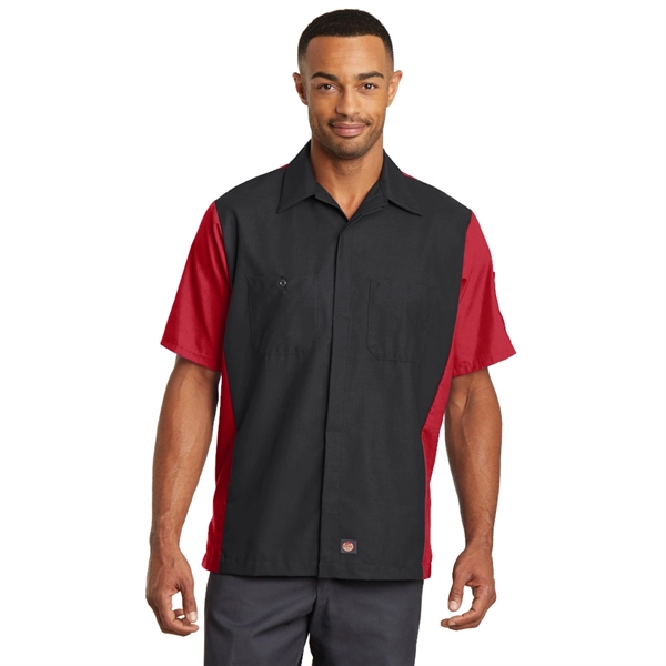 Red Kap® Short Sleeve Ripstop Crew Shirt - Image 3