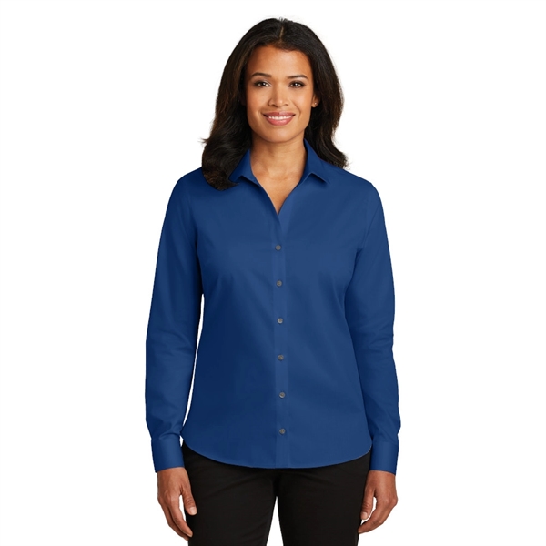 Red House® Ladies Non-Iron Twill Shirt - Image 3